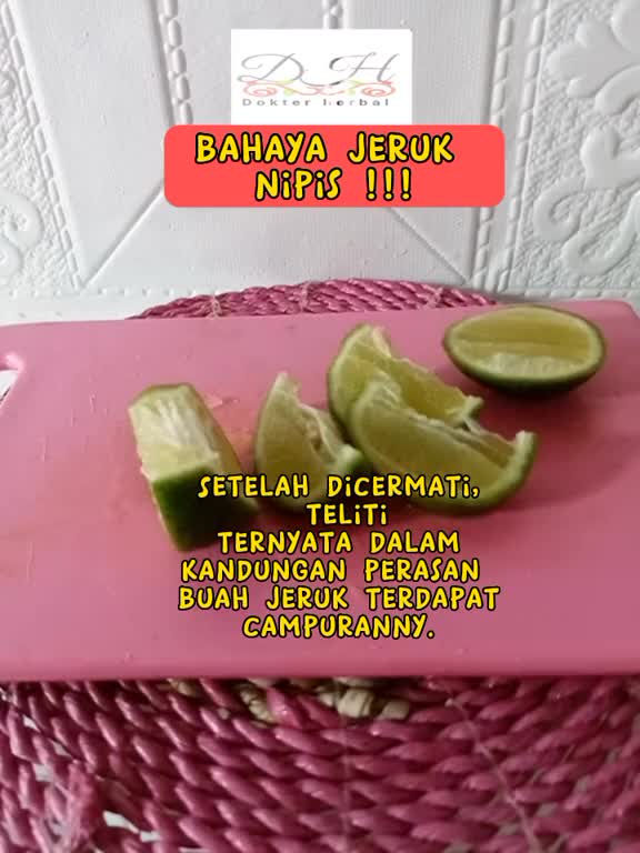 bahaya jeruk nipis