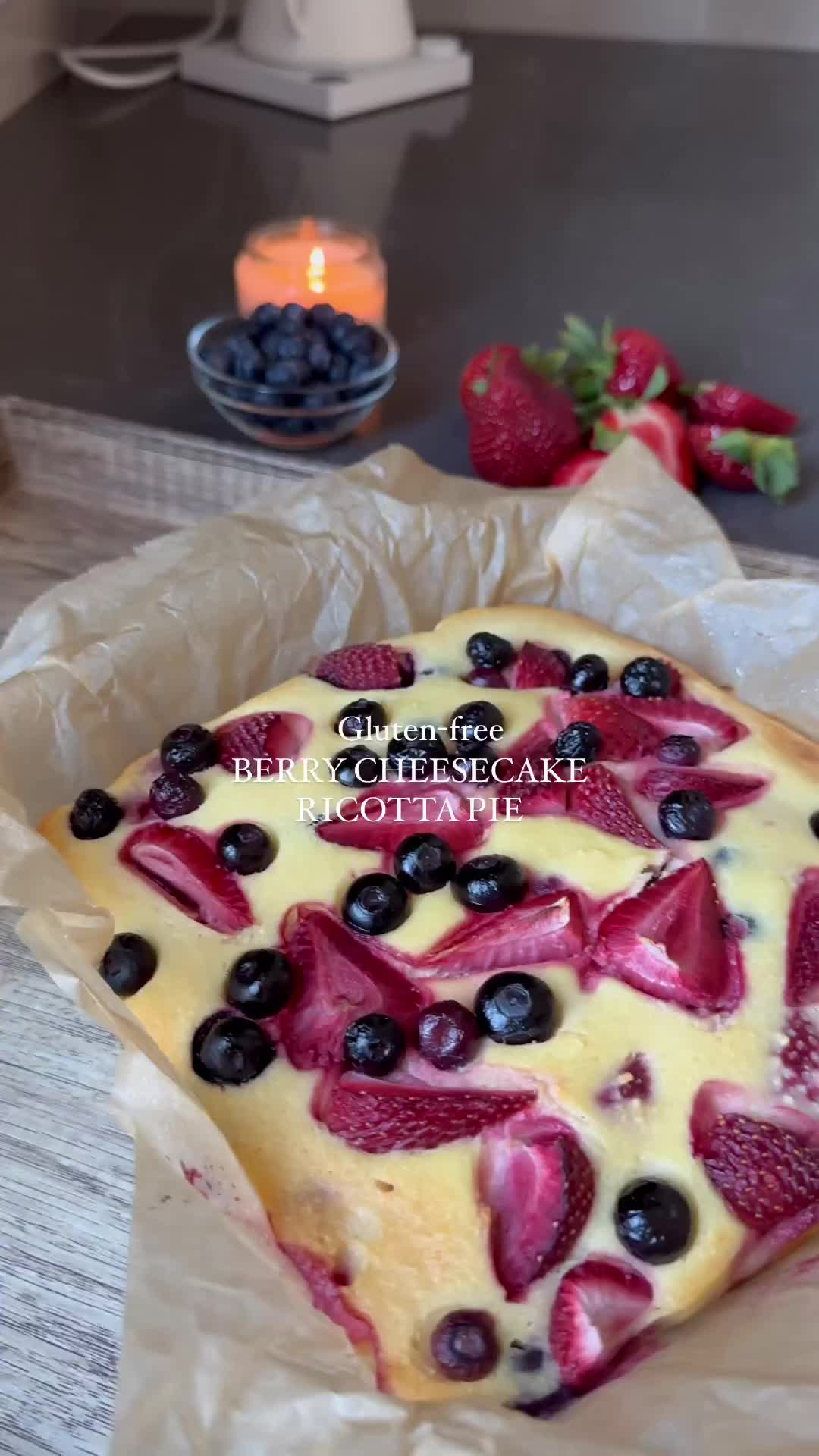Resep blueberry cheesecake gluten free