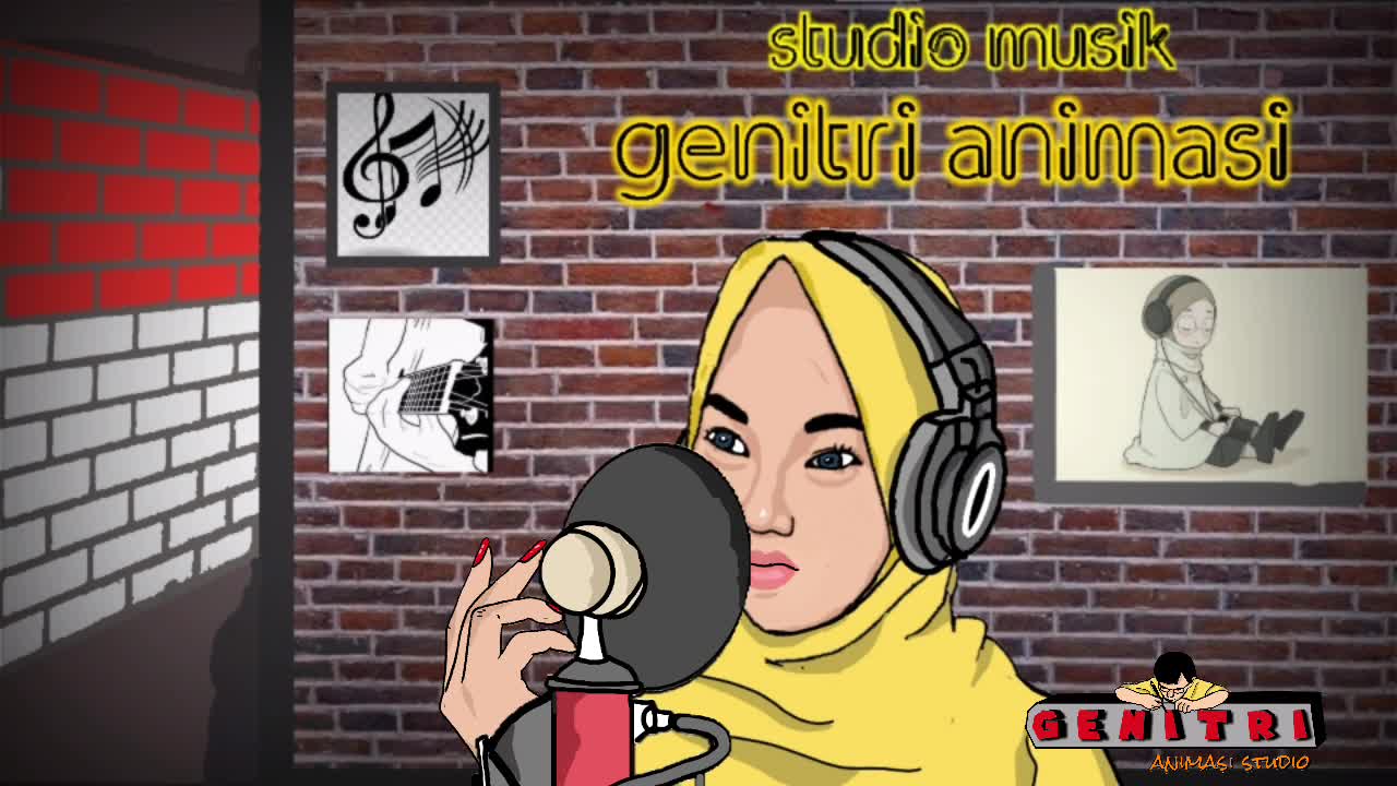 cover lagu ikatan cinta versi animasi atau kartun fitri permata