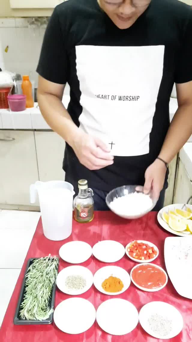 SEAFOOD PAELLA - SANDY HERDISIUS #ONLINEAUDITIONMCI8