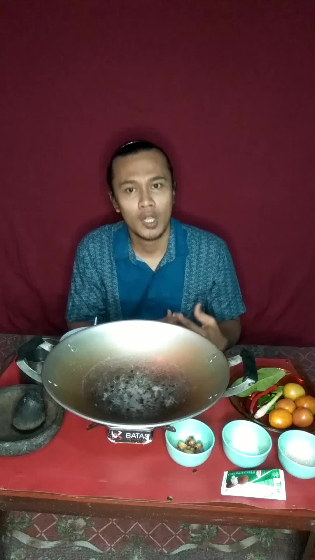 Nasi Uduk Bunga Telang With Chicken Balado #onlineauditionmci8