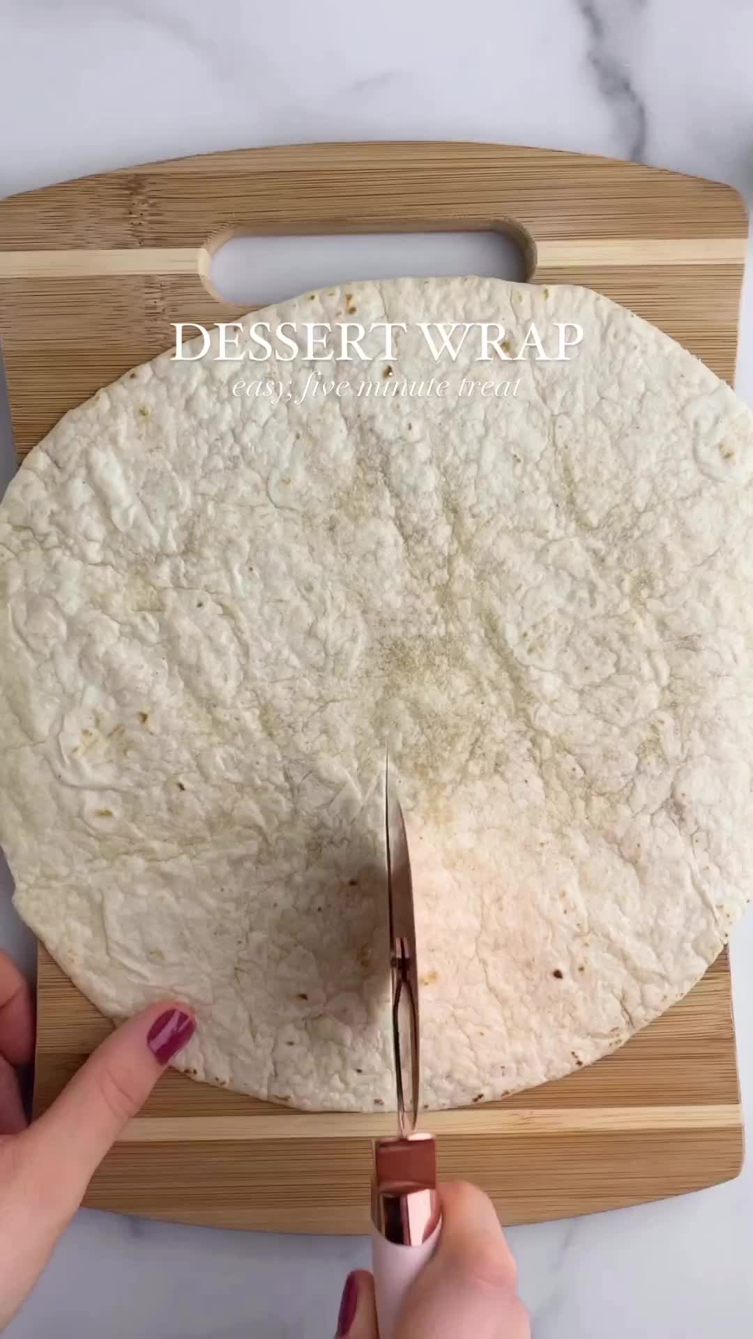 Dessert juga bisa dibikin wrap lohh!!