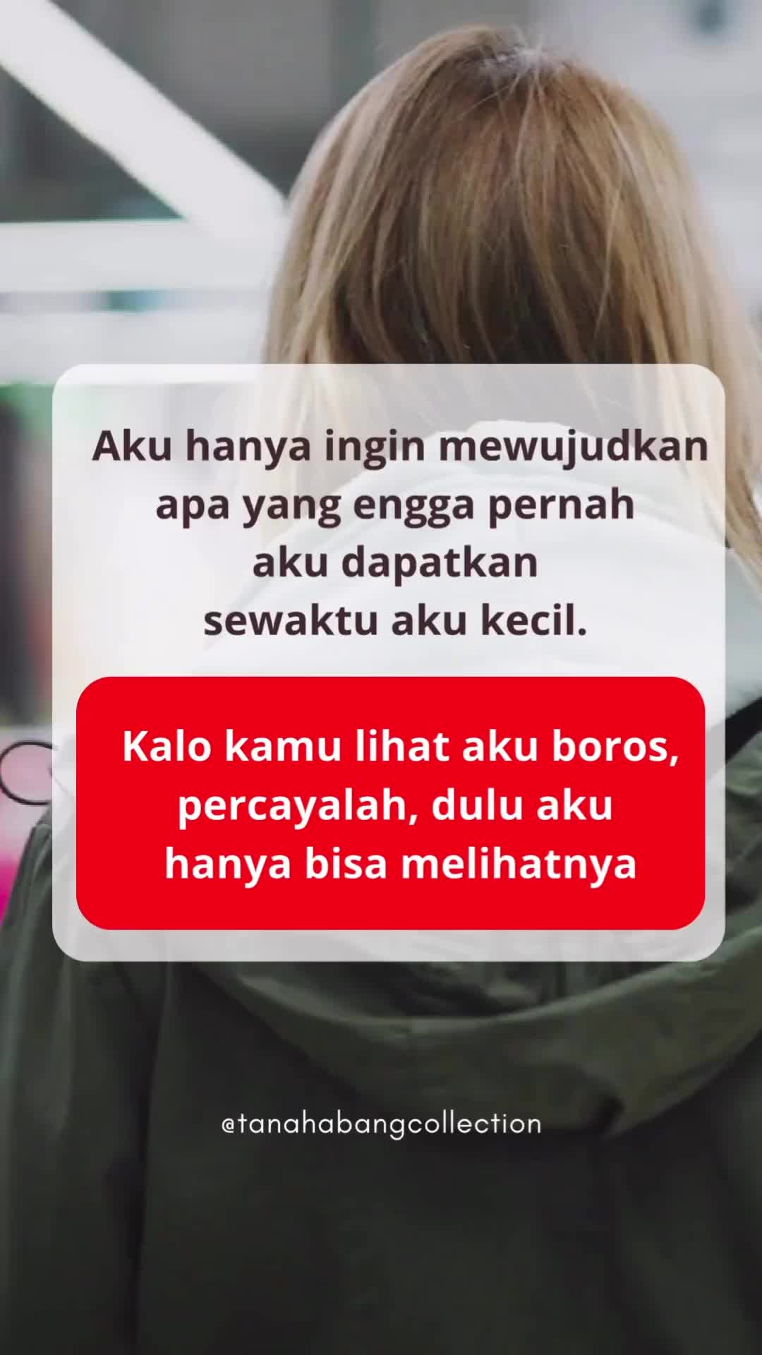Waktu kecil pengen ngajakin orangtua ke mall, beliin barang favorit kita, beli barang impian masa kecil, yang nggak bisa kebeli