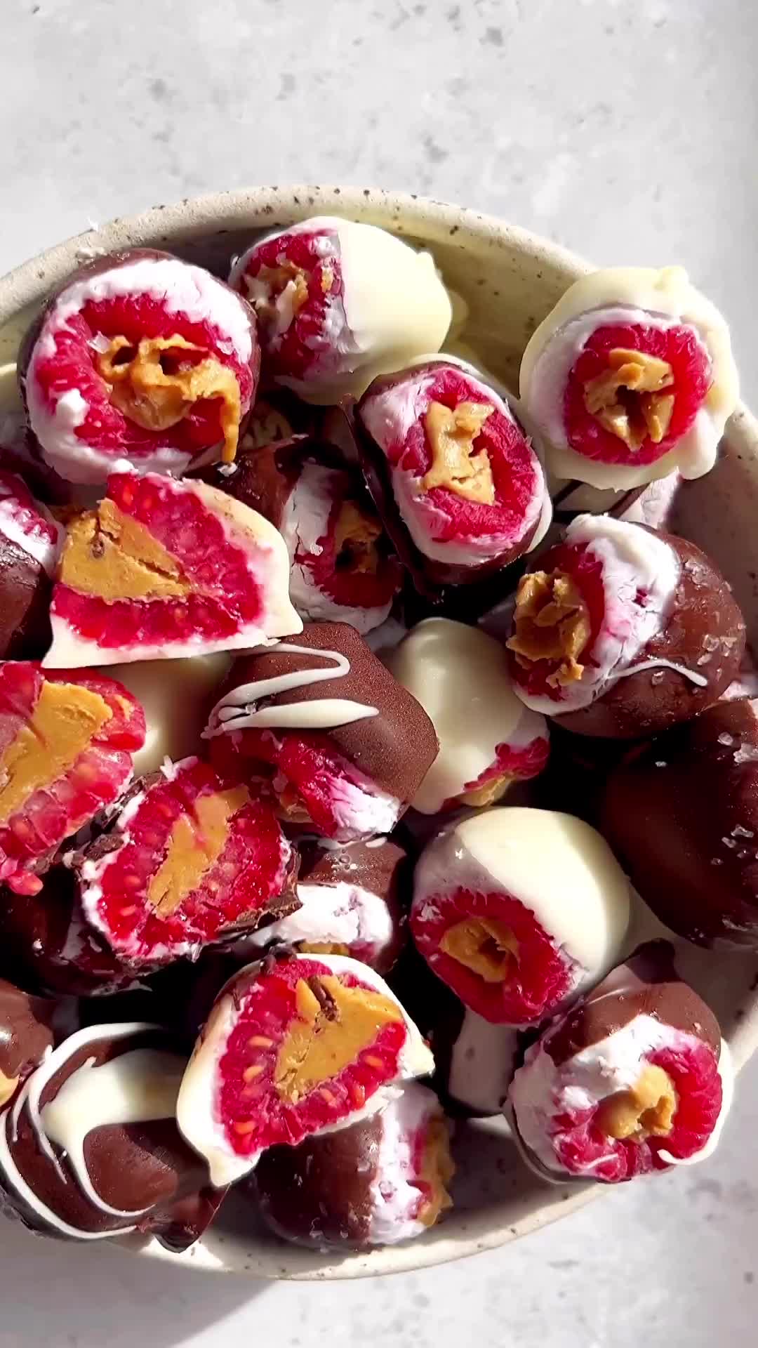 Raspberry Chocolate Bites