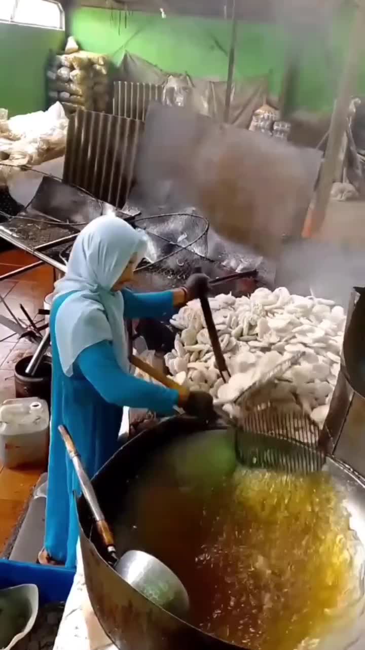 Proses Pembuatan Kerupuk Putih