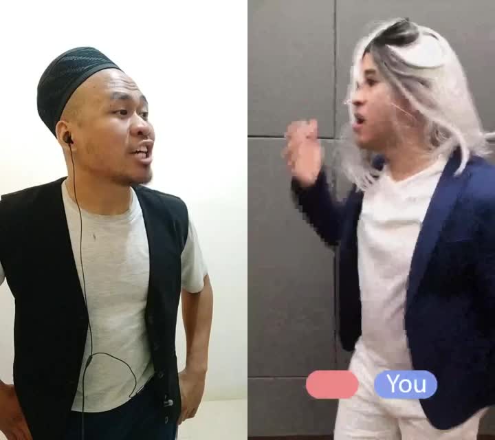 2 jomblo sedang bersaing 🤭