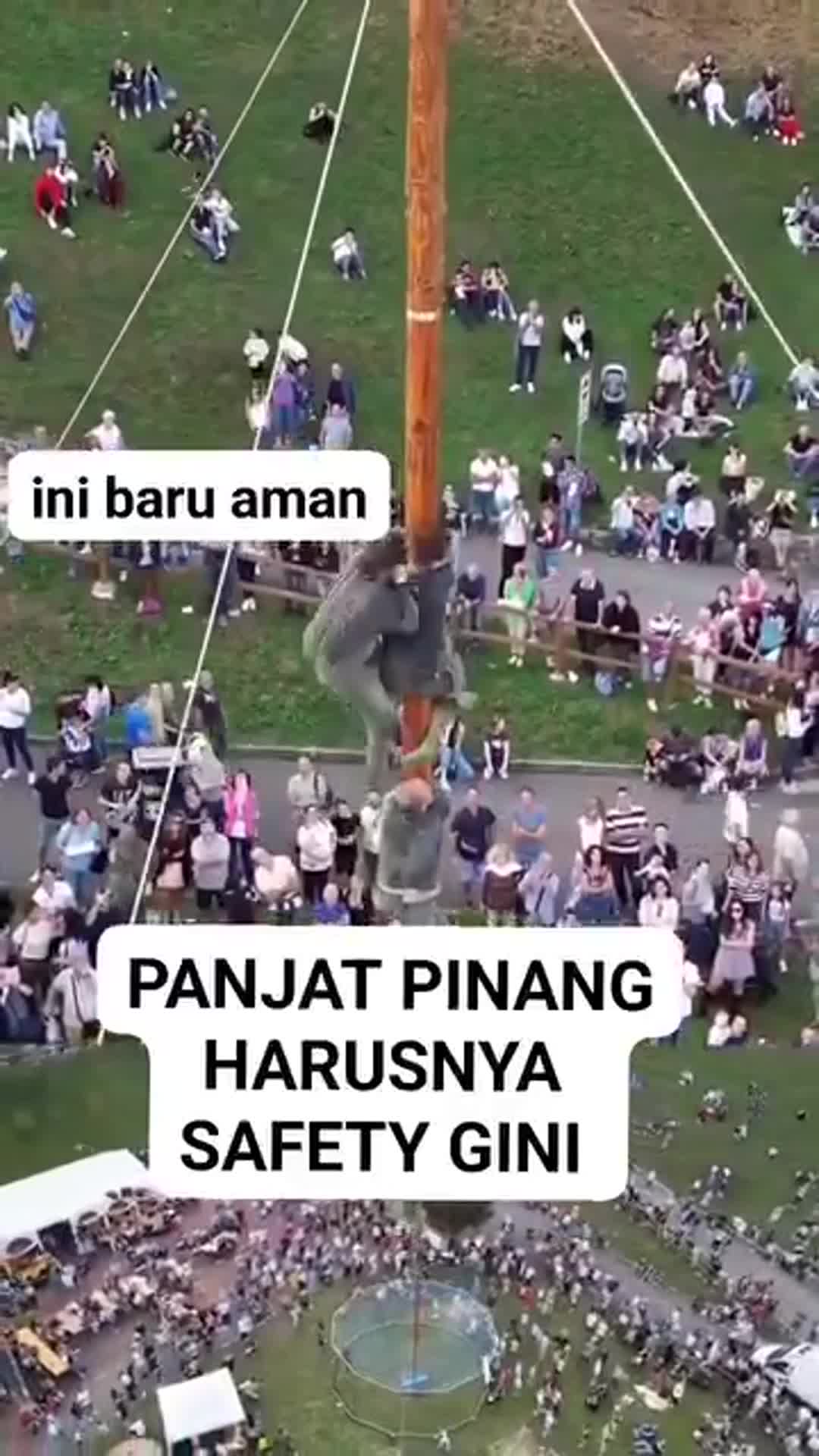 panjat pinang harusnya begini