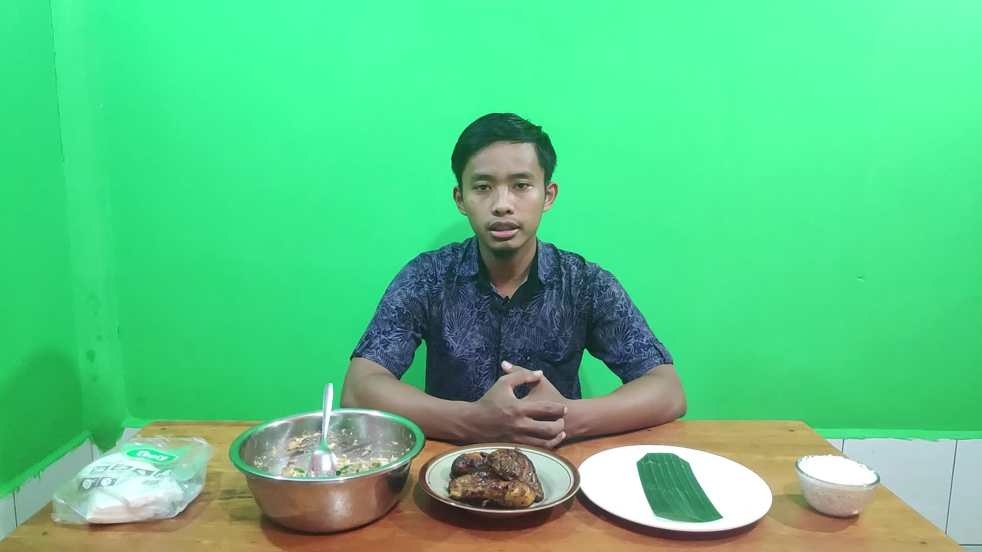 Ayam panggang bumbu rujak dg trancam sayur. eko julianto. 31thn. yogyakarta. #onlineauditionmci8