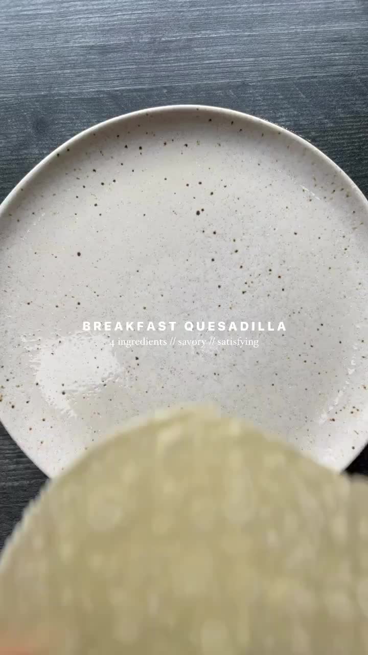 Quesadilla for breakfast
