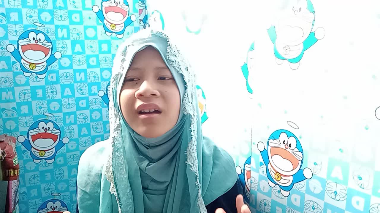 Nama: MENA Jaswari Umur : 15 tahun Asal: Medan Sumatera Utara Judul lagu: Ummi Malaikatku @VoiceofRamadhan