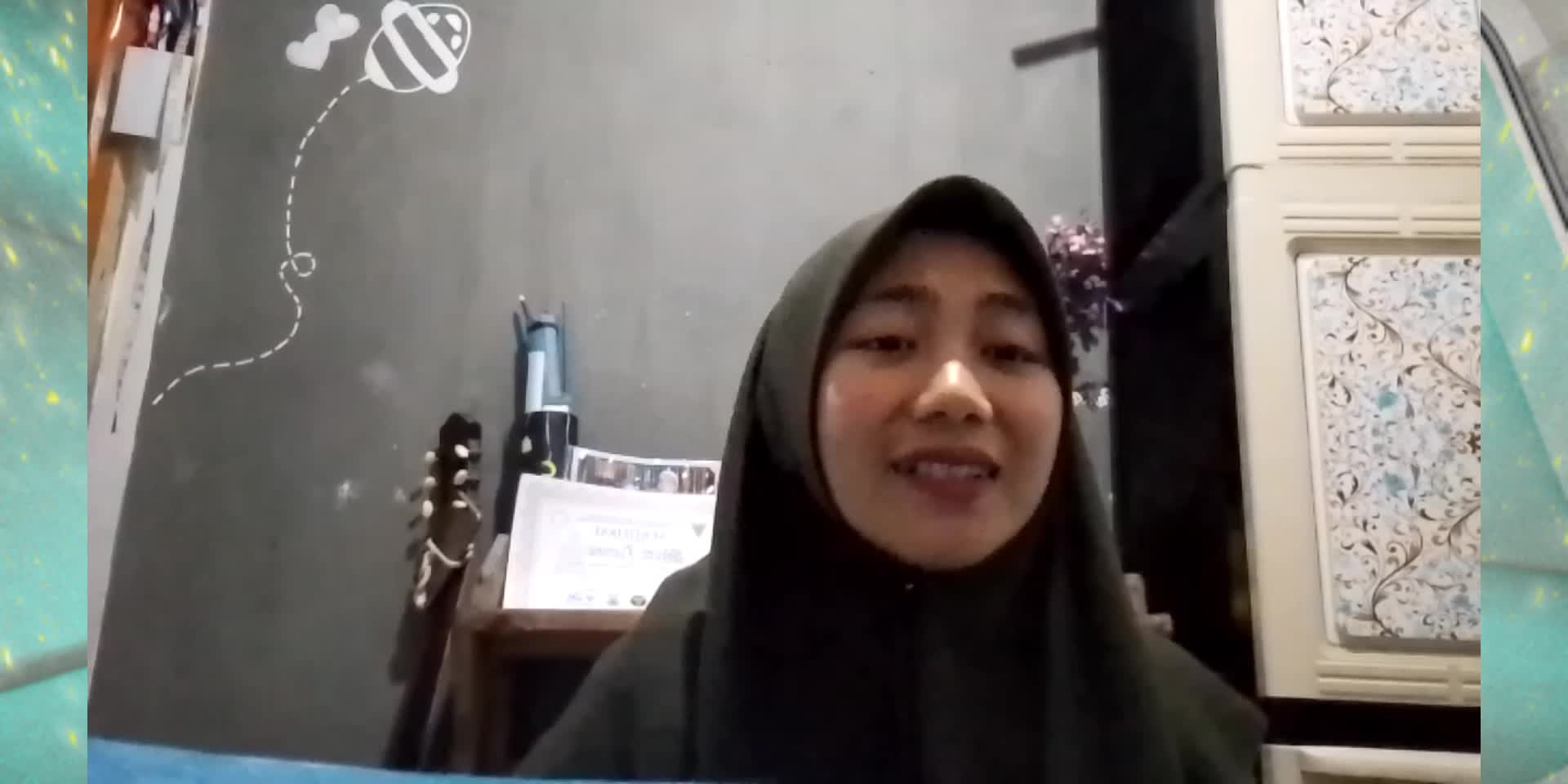 Assalamu'alaikum☺️🙏 Nama saya Latifah Nuraini umur saya 20th,asal Cimahi,Jabar 🎶GambusNasyid: Birosulillah, PopReligi : Sumayyah🎶