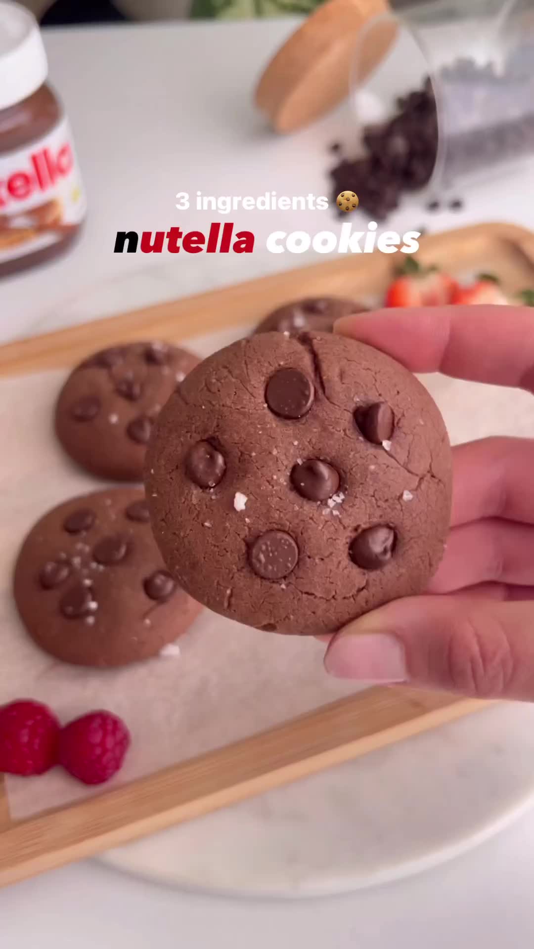 Nutella Cookies Recipe