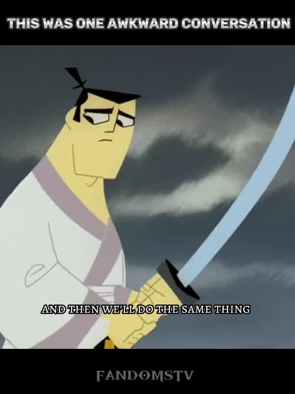Samurai jack awkward conversation
