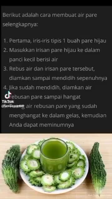 manfaat rebusan air pare