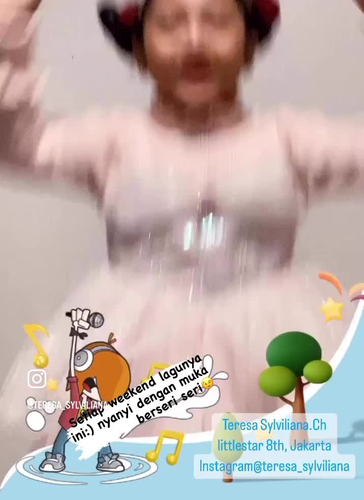 Cover libur tlah tiba, instagram@teresa_sylviliana