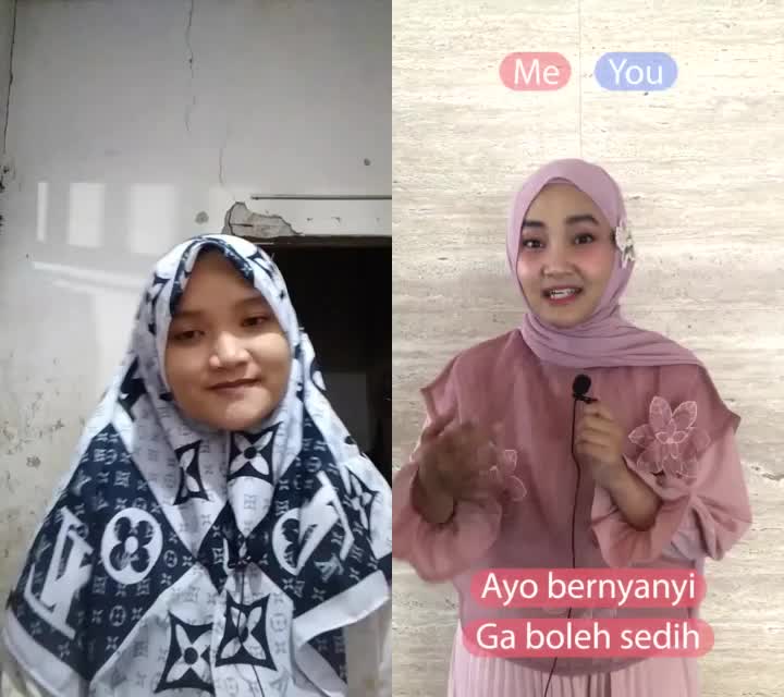 Khomzah Oktaviana duetin bareng kak Fatin part 2