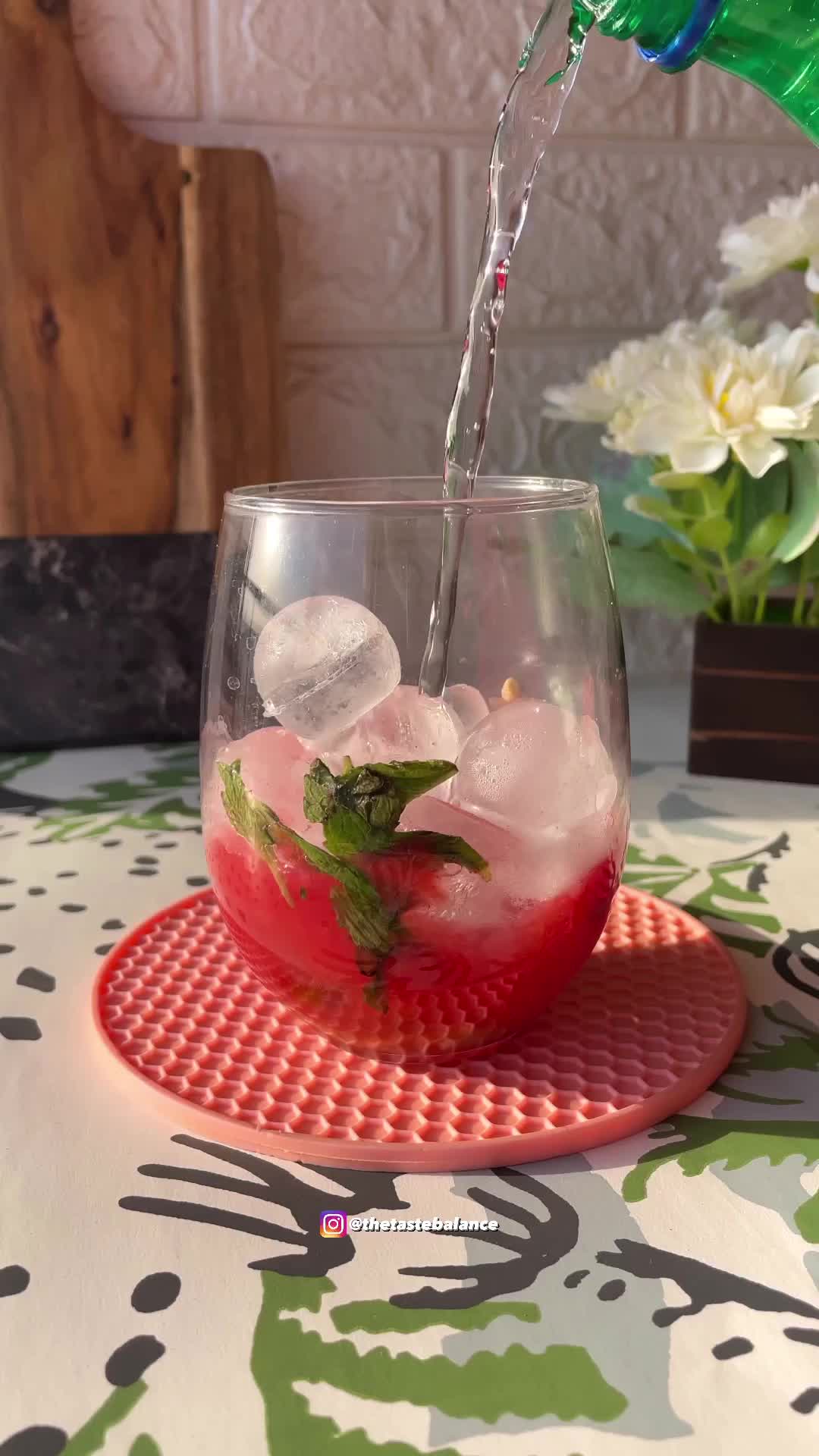 Cara bikin watermelon mojito🍉