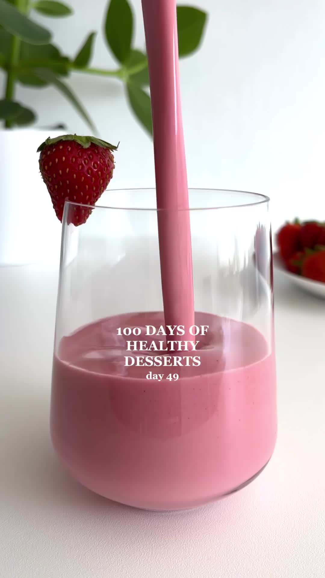 Strawberry smoothies