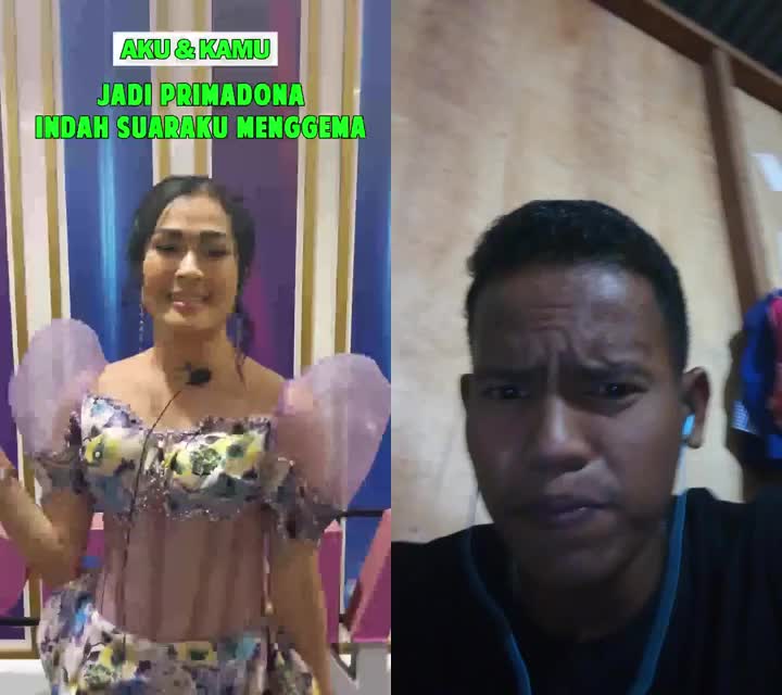 asekk duet bareng teh Iis Dahlia.