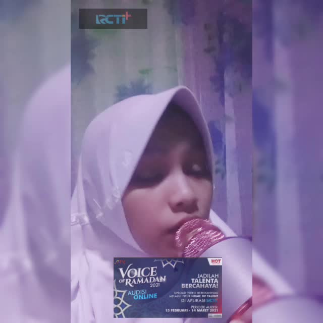 لسم الله الرحمن الرحيم..السلام عليكم     /Adinda tuti alawiyah/Garut/17thn/siswi smk/Maulana ya maulana#VOICOFRAMADHANGTV
