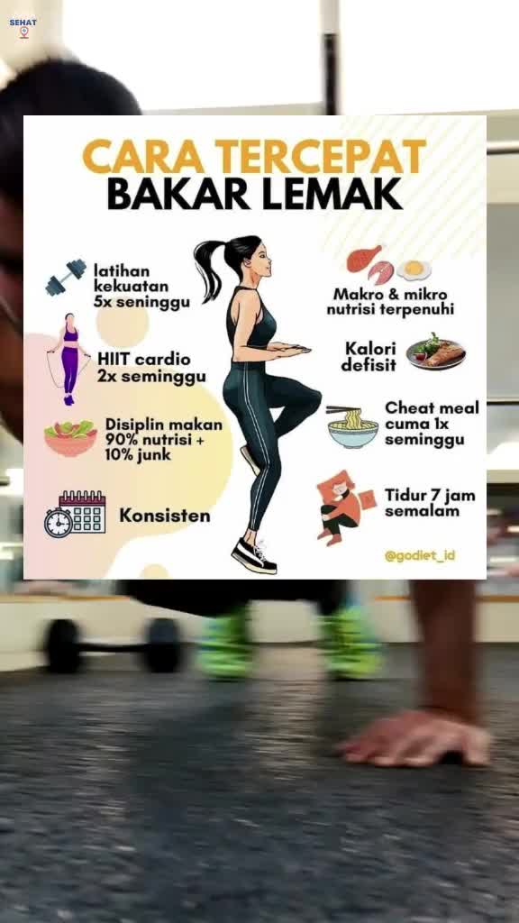 cara tercepat bakar lemak