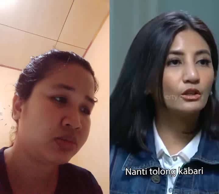 akting dengan mama Rosa 