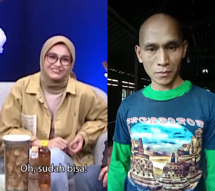 tetap PD ikut challenge meski terlihat seperti hantu kepala botak😁