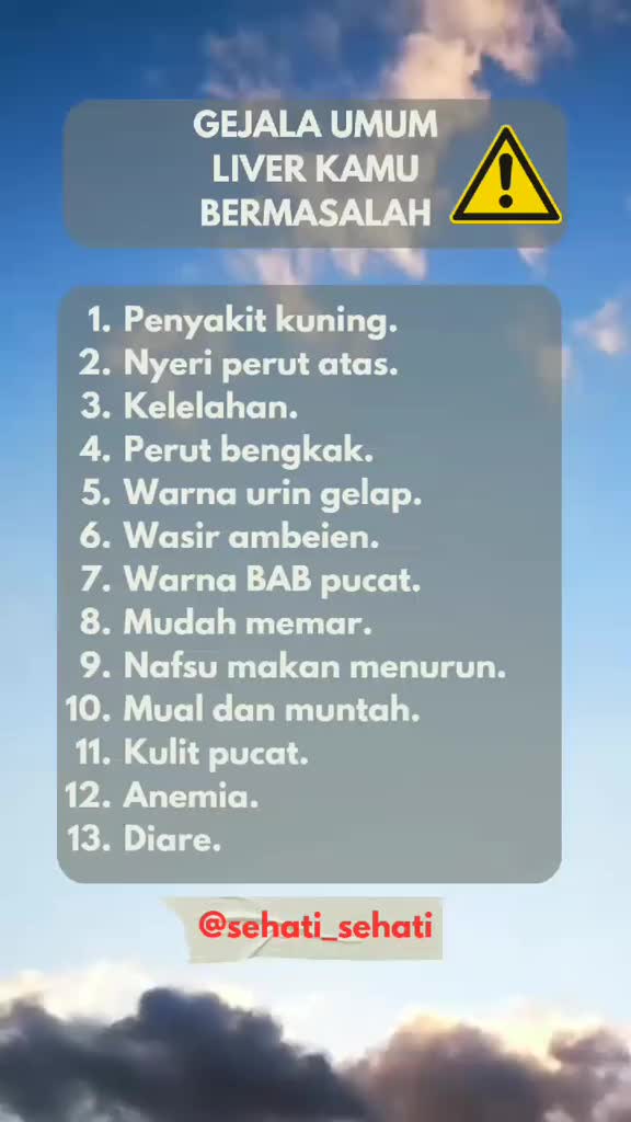tanda liver kamu bermasalah