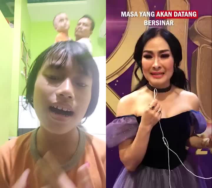 (Kdi challange) with teh iis n aLya di buang sayang toLong bantu Love vote foLow share coment thanks for watching