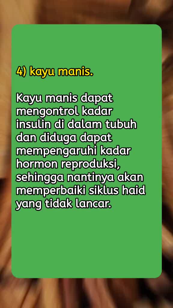 herbal melancarkan haid
