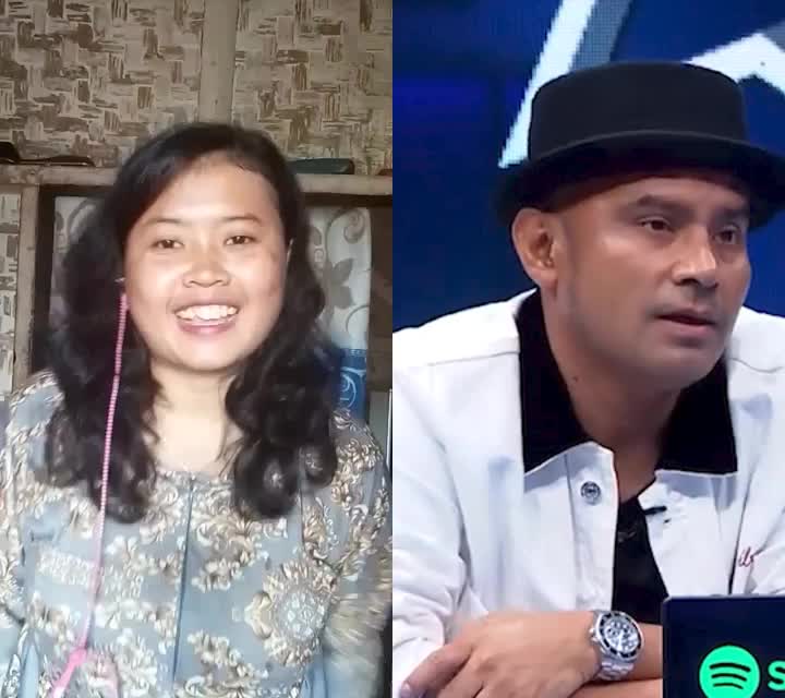 lagi audisi jurinya aku manggil nya bang jud,, nama Teja asal Garut 