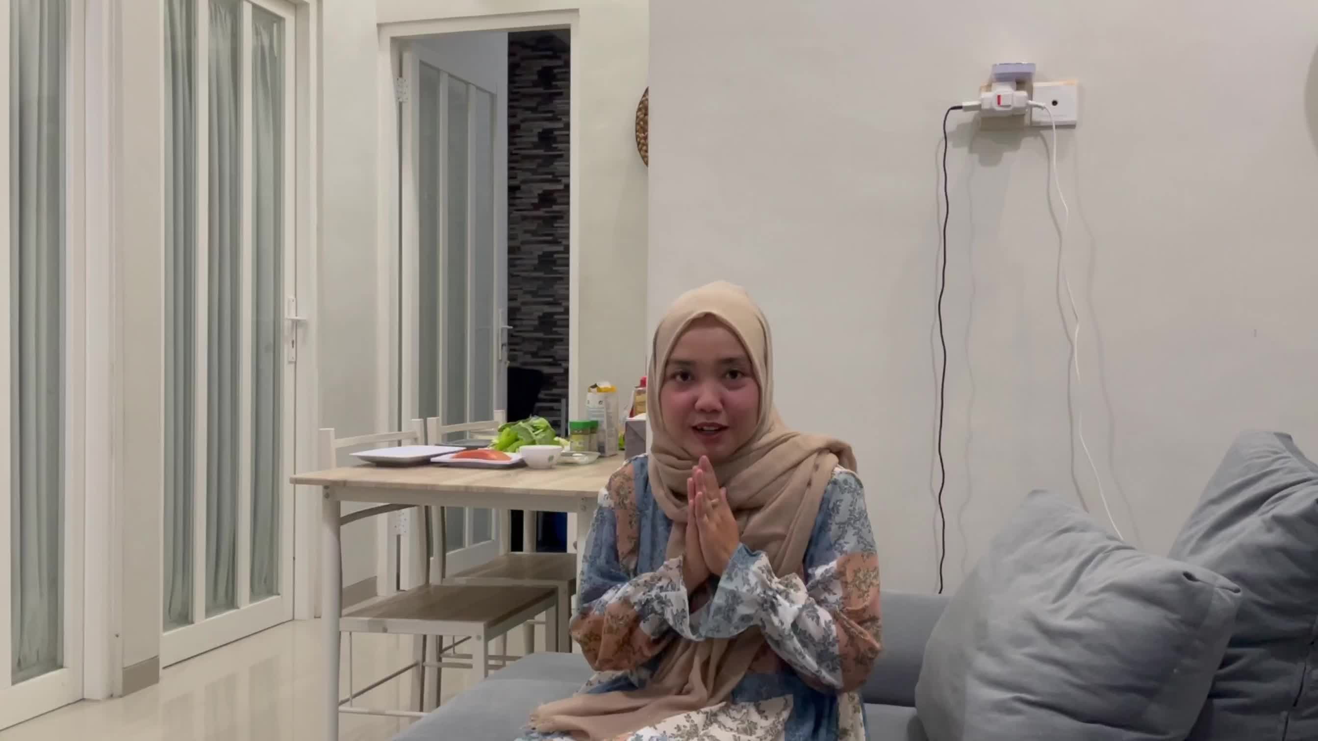 salmon crispy with cream sauce#menukesukaanalmsuami#onlineauditionmci8