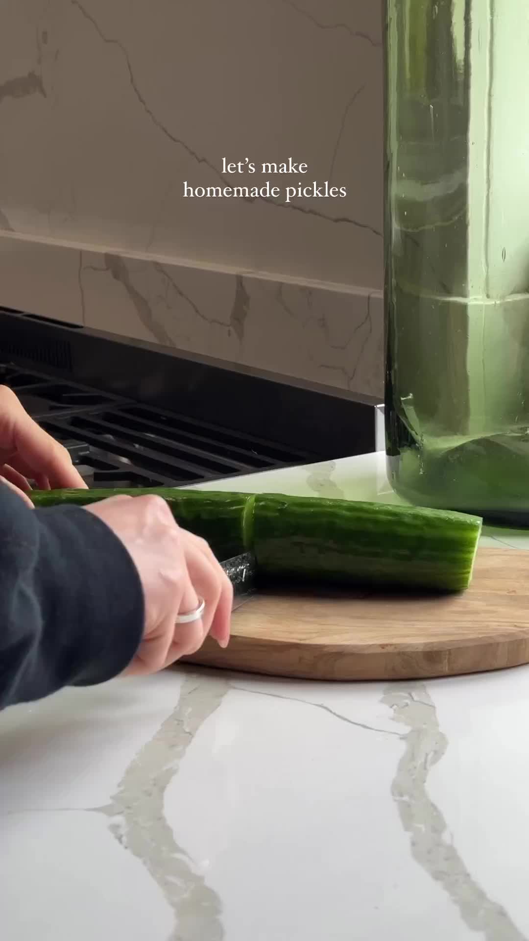 Bikin homemade pickles (acar)