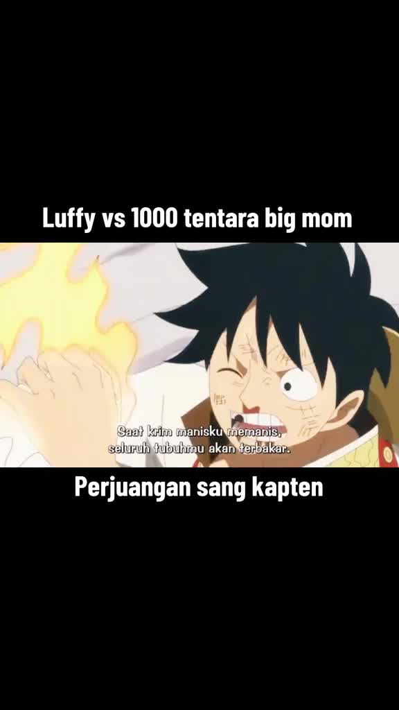 Luffy VS 1000 pasukan big mom