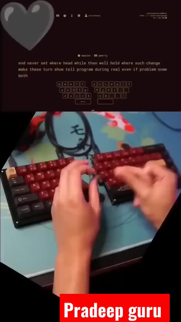 secepat Dan sepresisi itu ngetiknya
