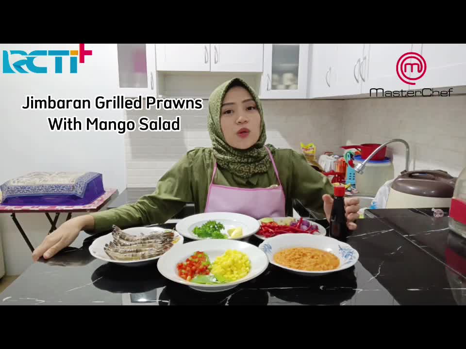 Jimbaran Grilled Prawns With Mango Salad yang siap menggoyang lidah kalian semua, hmmmmm yummy #onlineauditionmci10