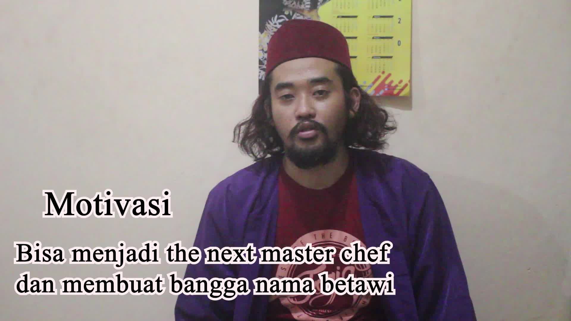 Muhammad Hafidz Sya'ban anak betawi, 24 Tahun (Sayur Gabus Pucung) #OnlineAuditionMCI8 