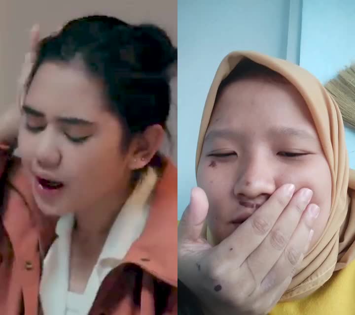 tabok ae udah kalo ketemu, jambak mah gak mempan