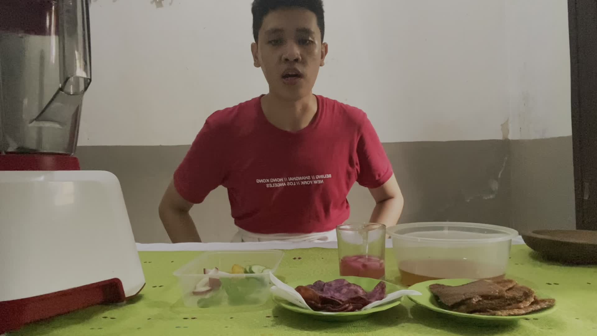 Tahu Gejrot “Inari Sushi”,Tropical Fruits,Fried Ubi Ungu, and Pickled Shallot by hikmat (A Fusion visual food)  #onlineauditionmci8