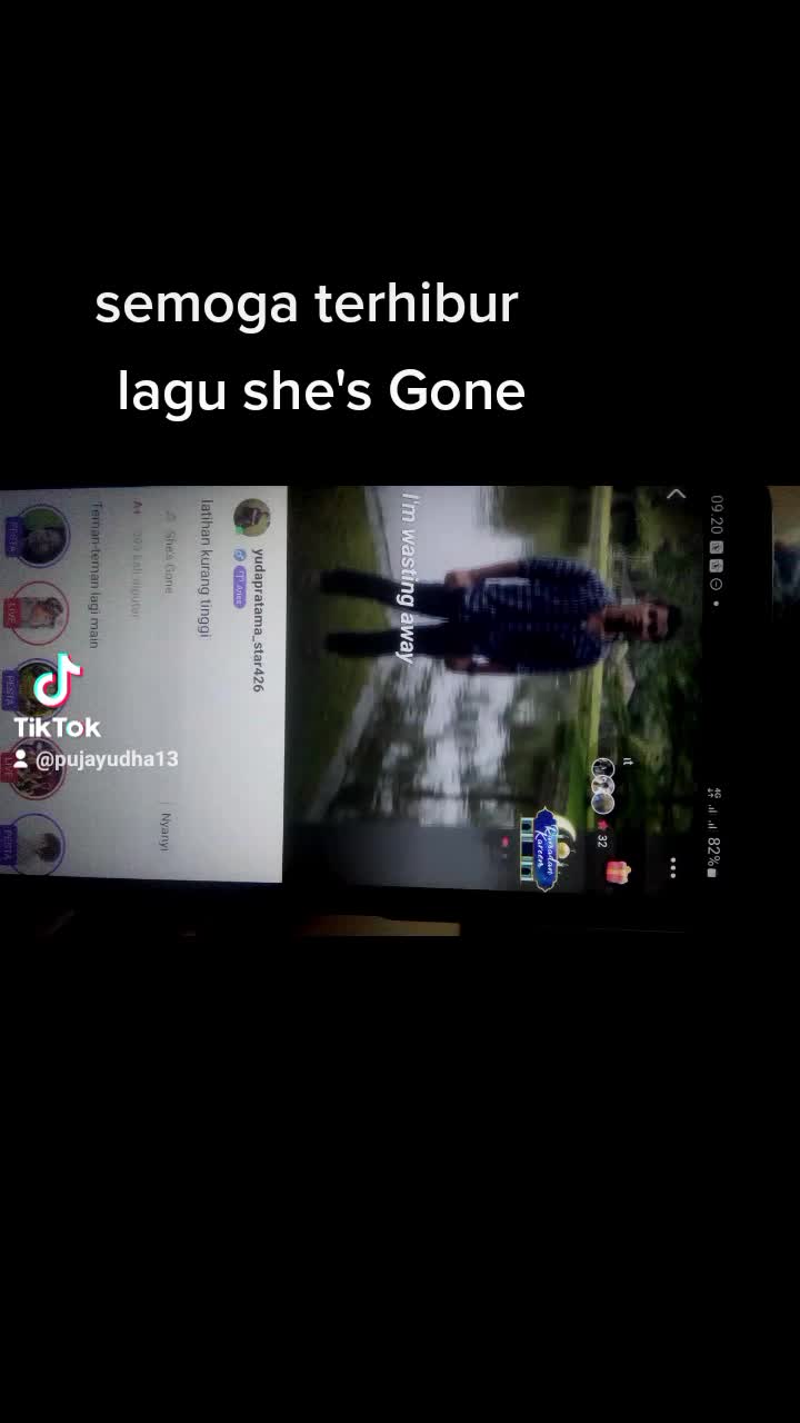 puja yudha cover lagu she's gone semoga terhibur dan suka