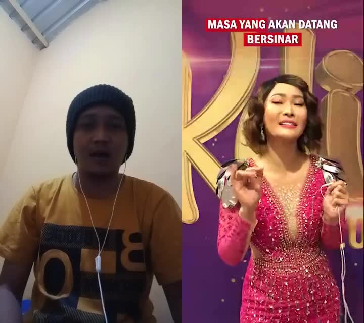 pengamen mencoba beradu nasib