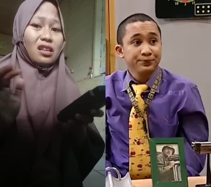 Ganteng sih Pak semua laki-laki kan ganteng, tapi ingat umur ya Pak😁