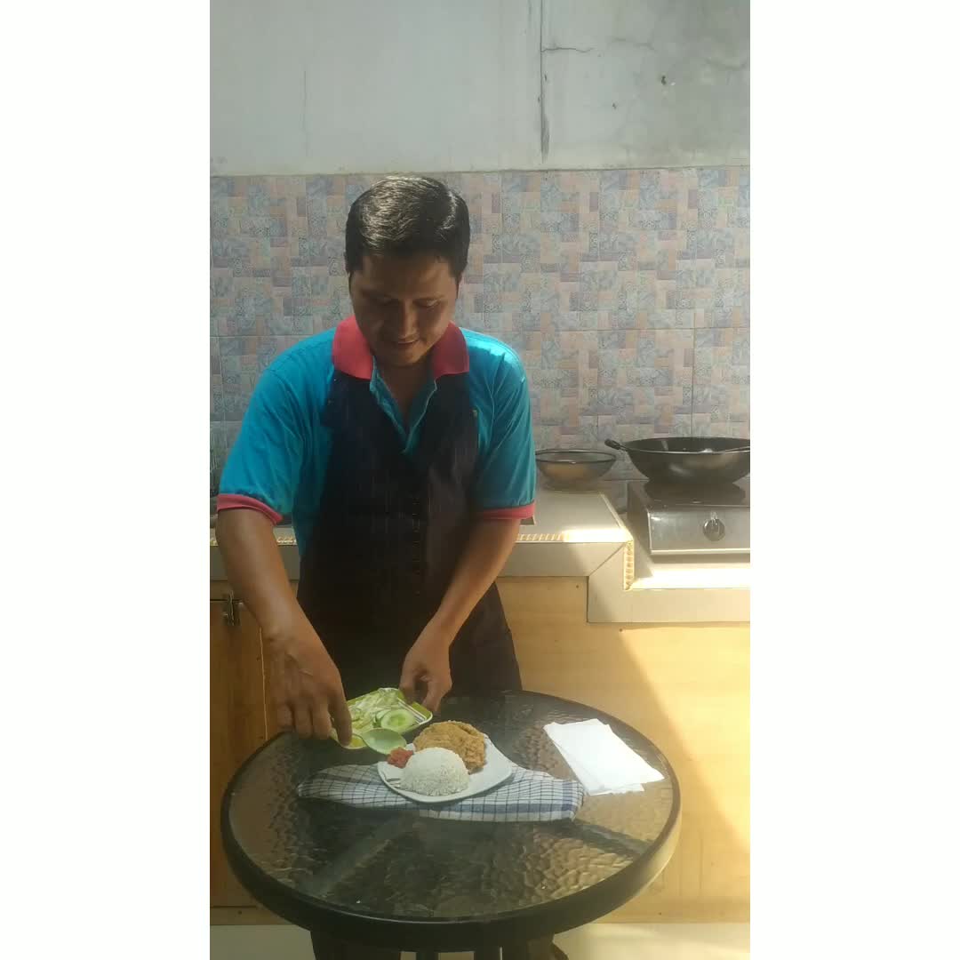 Ayam Geprek ReRaFa sambal mayonaise#onlineauditionmci8