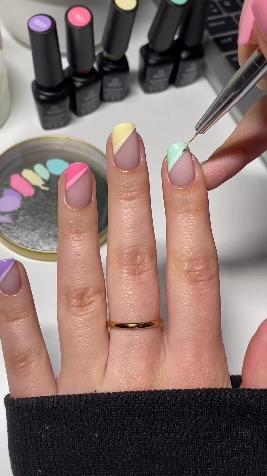 Pastel nail art inspo🥰