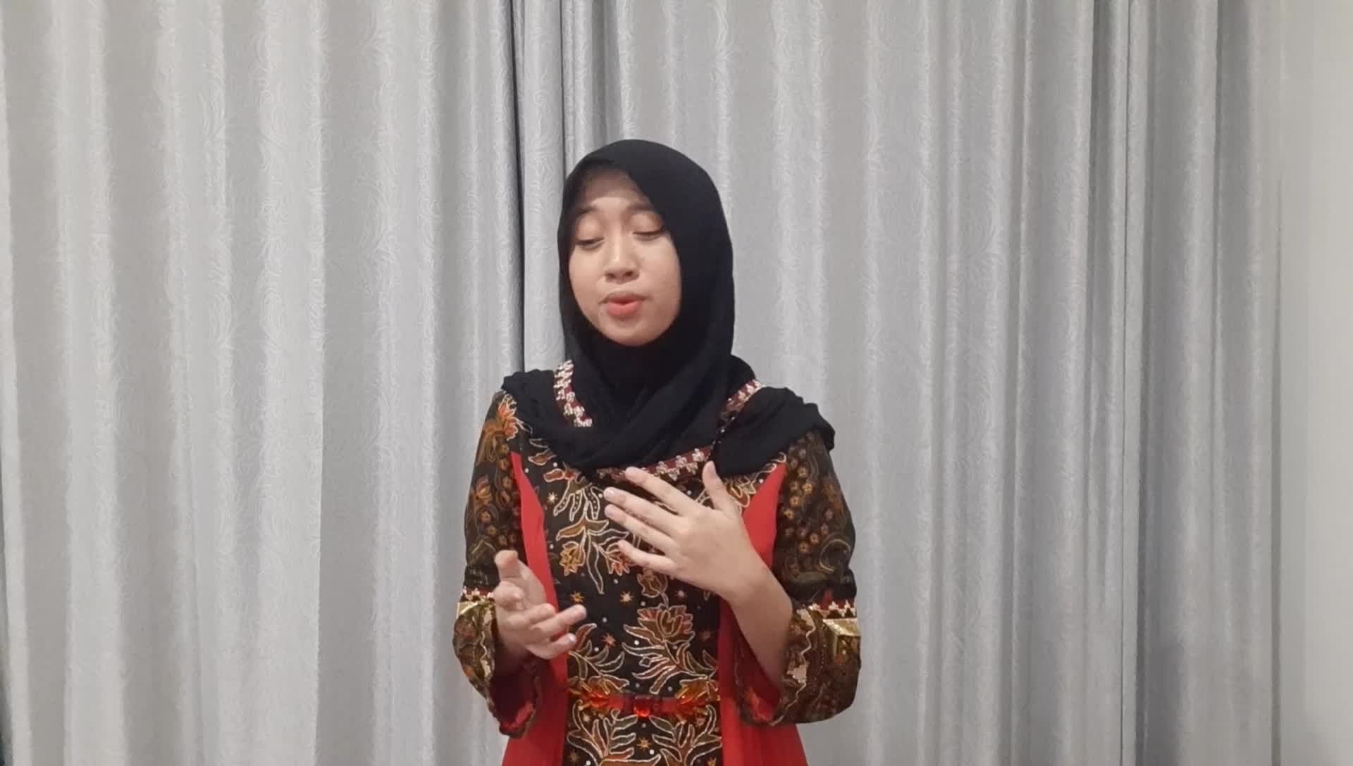 Bismillahirrohmanirrohim. Semoga membanggakan Lampung😇🥰🙏 Balqis Vania Gitta_17_ Bandar Lampung_