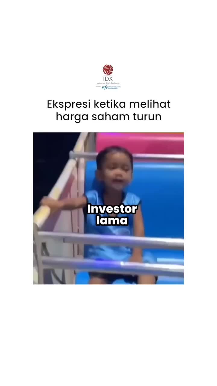 Investor yang udah pengalaman sih udah gak panik sama naik turunnya harga saham.