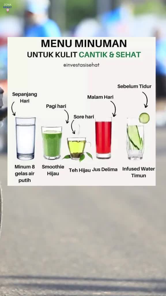 menu minuman untuk kulit cantik & sehat