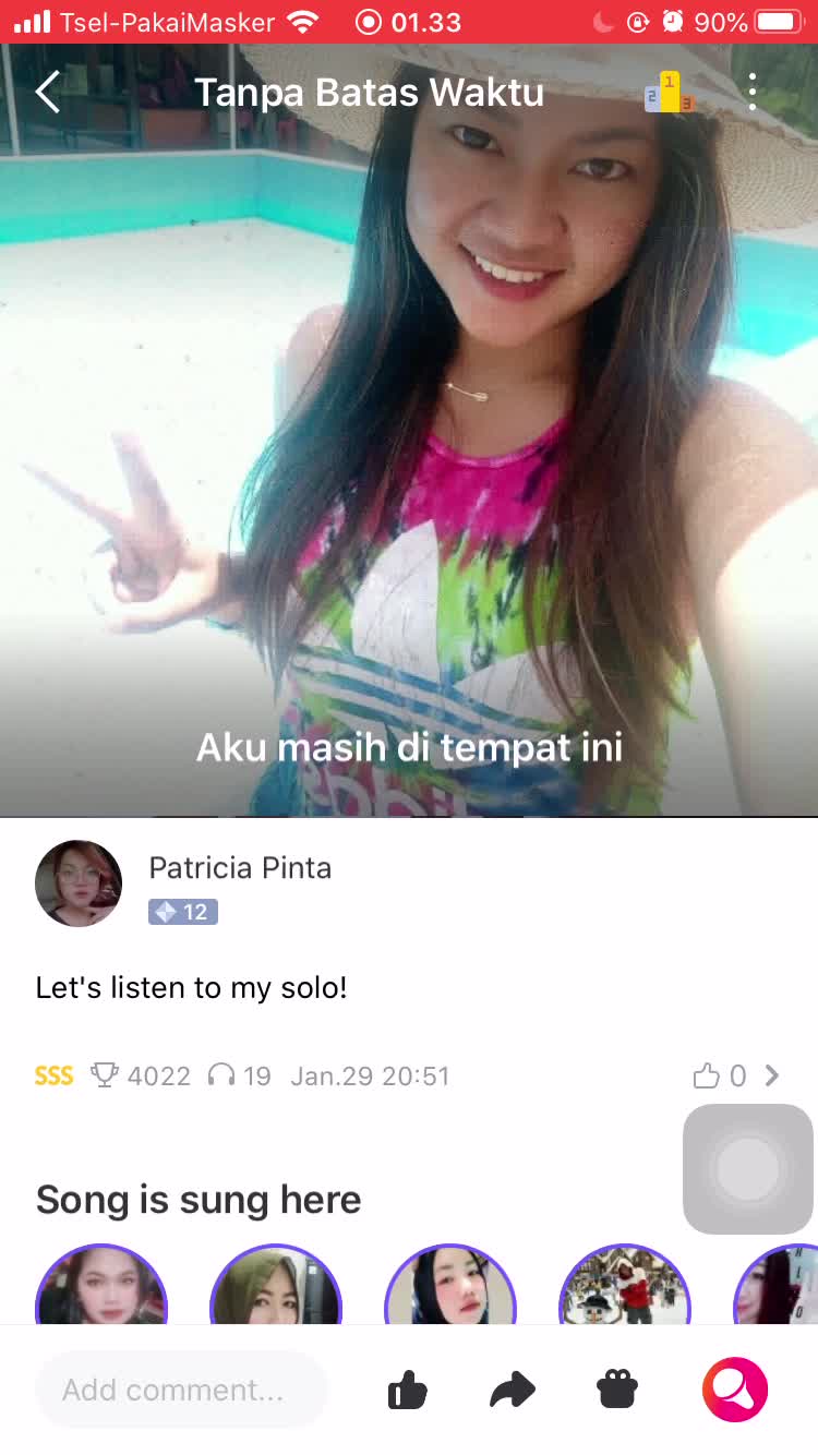 Tanpa Batas Waktu Cover by Patricia Pinta
