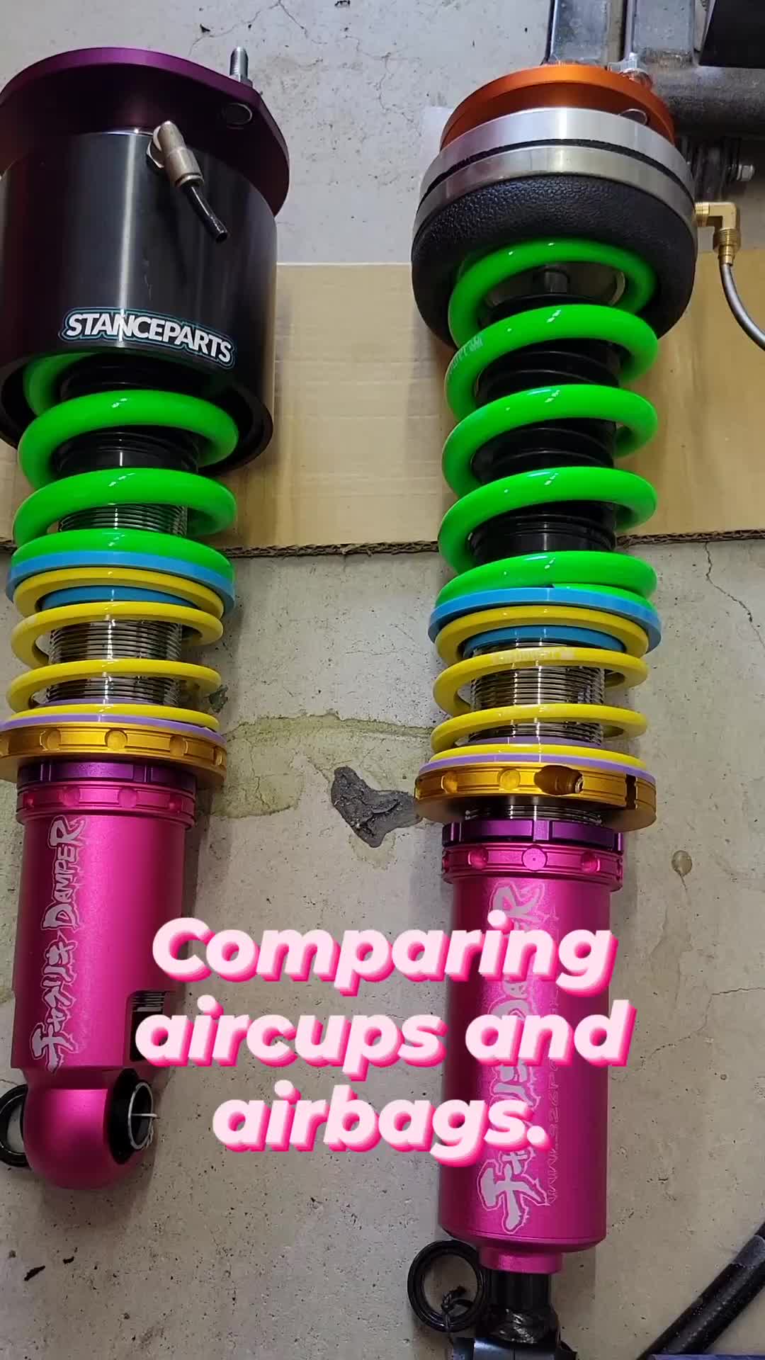 compare aircups and airbags