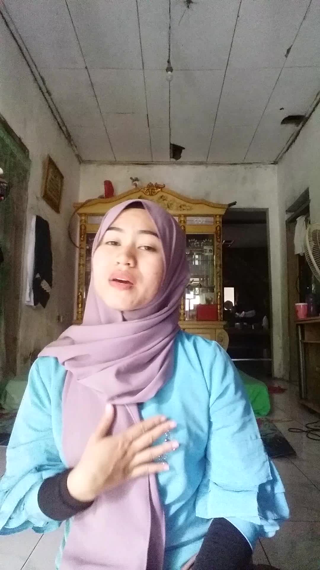  judul lagu ya maulana .kover Dewi puspita sari  umur 25th 